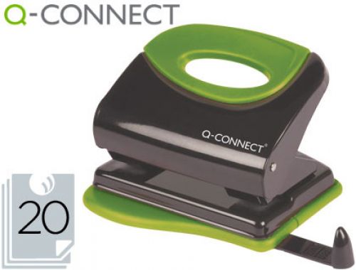 Furador q-connect metalico capacidade para 20 folhas , Q-connect , 43280 , 5705831009950